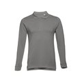 Polo de manga larga Unisex Gris 3XL