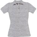 Polo mujer 100% algodón Heather Grey S