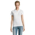 Polo Mujer Algodón 180g Blanco S