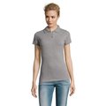 Polo Mujer Algodón 180g Gris Melange 2 L