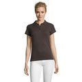 Polo Mujer Algodón 180g Gris Oscuro S