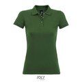 Polo Mujer Algodón 180g Verde Botella Oscuro M