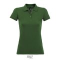 Polo Mujer Algodón 180g Verde Botella Oscuro Xxl