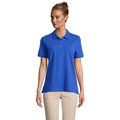 Polo mujer algodón corte cómodo Azul Royal S