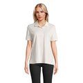 Polo mujer algodón corte cómodo Blanco Roto Xs