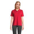 Polo mujer algodón corte cómodo Rojo 3Xl
