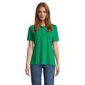 Polo mujer algodón corte cómodo Verde S