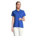 Polo mujer algodón manga corta Azul Royal Xl