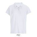 Polo mujer algodón manga corta Blanco Xs