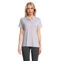 Polo mujer algodón manga corta Lila S