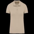 Polo de mujer de algodón orgánico Light Sand L