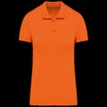 Polo de mujer de algodón orgánico Orange L