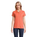 Polo Mujer Algodón Orgánico Pop Orange S