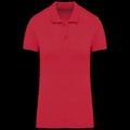Polo de mujer de algodón orgánico Red Xs