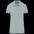 Polo de mujer de algodón orgánico Snow Grey 3Xl