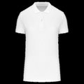 Polo de mujer de algodón orgánico White Xs