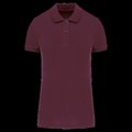 Polo de mujer de algodón orgánico Wine 3Xl