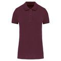 Polo de mujer de algodón orgánico Wine S