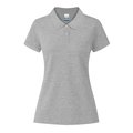 Polo Mujer Algodón Piqué Gri L