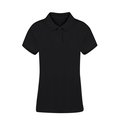 Polo Mujer Algodón Piqué Neg M
