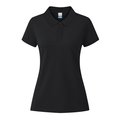 Polo Mujer Algodón Piqué Neg Xl