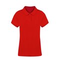 Polo Mujer Algodón Piqué Roj L