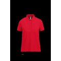 Polo mujer algodón ring-spun Red M