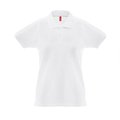 Polo mujer manga corta algodón piqué