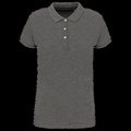 Polo mujer manga corta atemporal Grey Heather L