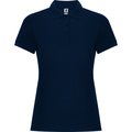 Polo mujer manga corta entallado Marino 2XL