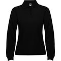 Polo mujer manga larga Negro M