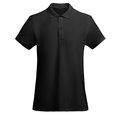 Polo Mujer Orgánico Manga Corta Negro S