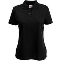 Polo mujer piqué Black XXL