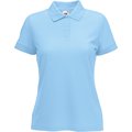 Polo mujer piqué Sky Blue S