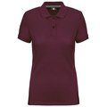 Polo Mujer Tratamiento antibacteriano Wine XXL