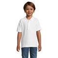 Polo Niño Piqué Peinado 170g Blanco 4XL