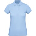 Polo Orgánico Mujer Sky Blue M
