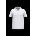 Polo piqué manga corta de algodón Ash Heather Xl
