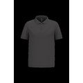 Polo piqué manga corta de algodón Dark Grey L