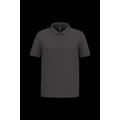 Polo piqué manga corta de algodón Dark Grey Xl