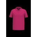 Polo piqué manga corta de algodón Fuchsia Xl