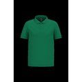Polo piqué manga corta de algodón Kelly Green L