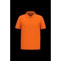 Polo piqué manga corta de algodón Orange 3Xl