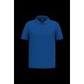 Polo piqué manga corta de algodón Royal Blue 4Xl