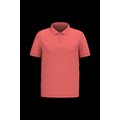 Polo piqué manga corta de algodón True Coral 3Xl