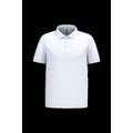 Polo piqué manga corta de algodón White 4Xl
