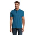 Polo Piqué Manga Corta Hombre Azul Pizarra 3Xl