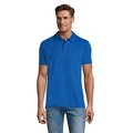 Polo Piqué Manga Corta Hombre Azul Royal M