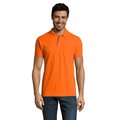 Polo Piqué Manga Corta Hombre Naranja S