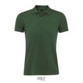Polo Piqué Manga Corta Hombre Verde Botella Oscuro 3Xl